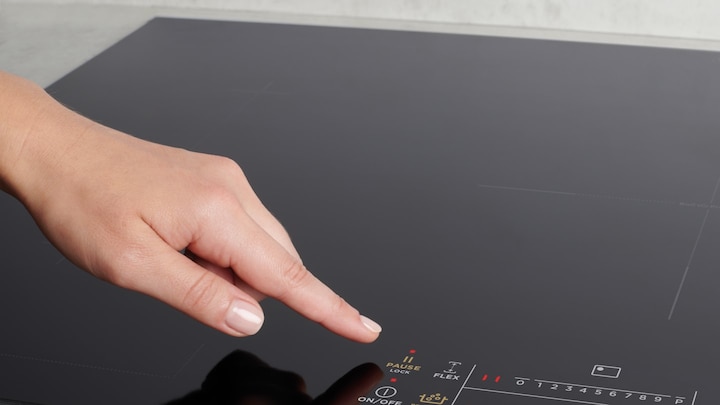 Touch on glass control